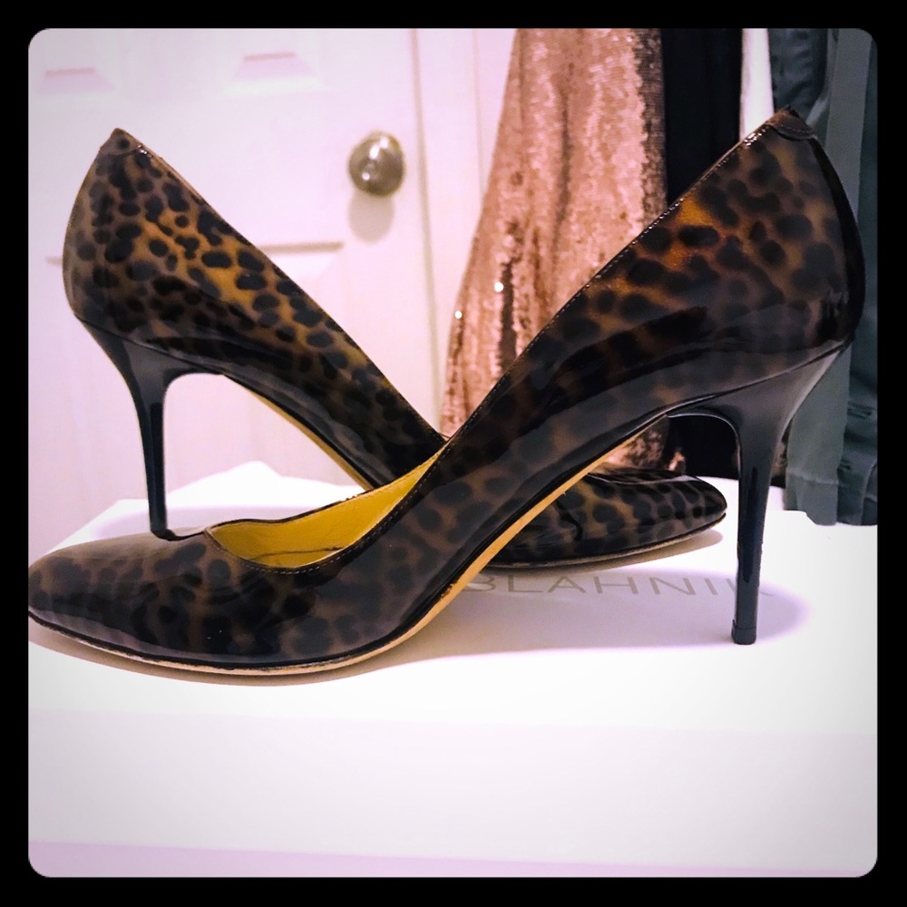 Jimmy Choo romy patent leopard pumps - Picture 4 of 8